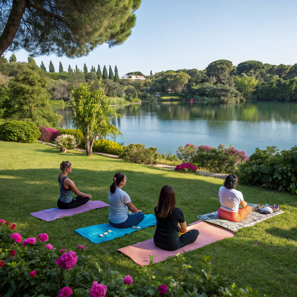 Wellness retreat environment